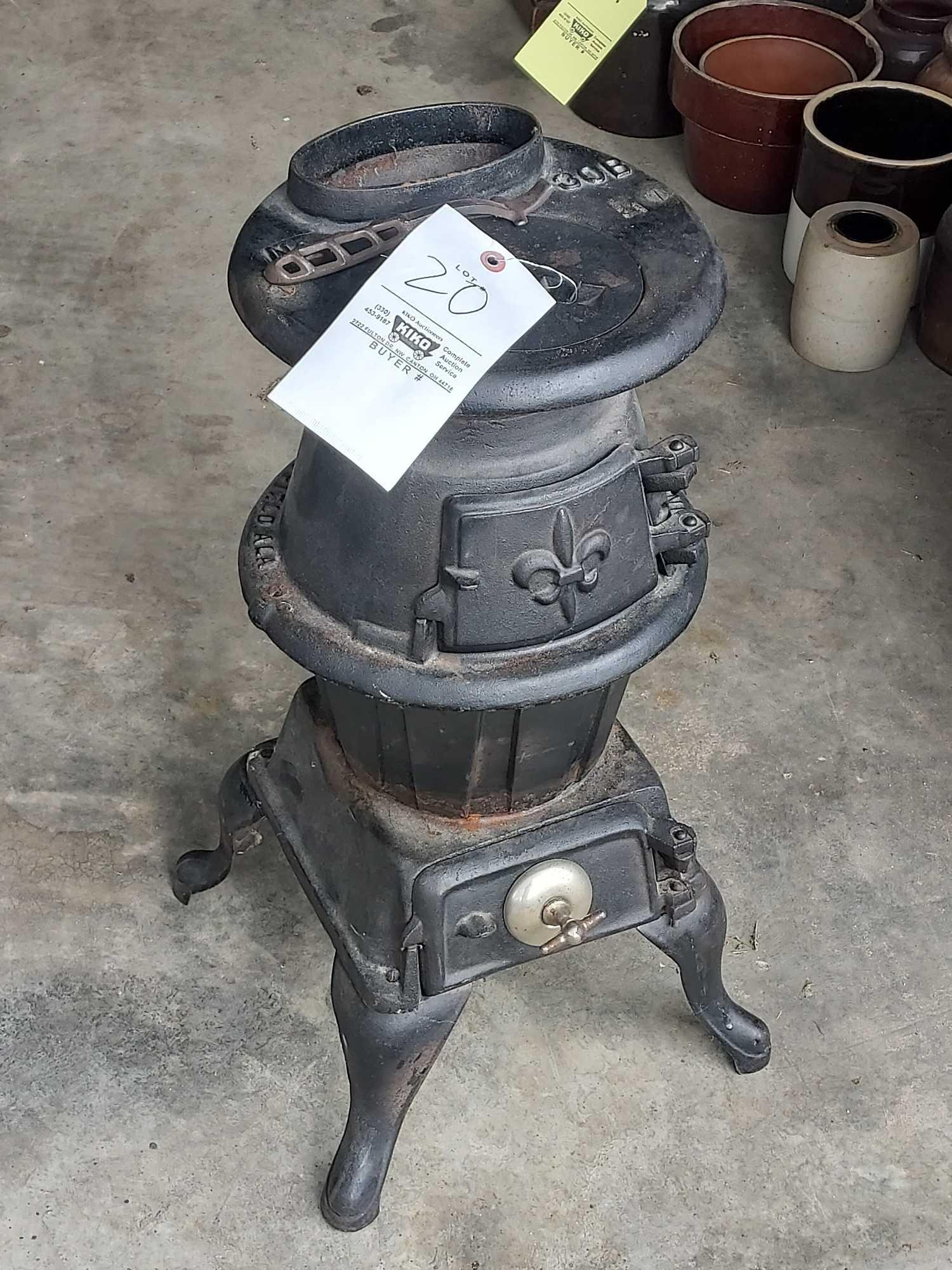 King Stove u0026 Range Co. Iron Wood Burning Stove | Proxibid