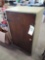 cabinet with small drawer, shotgun shell brass knobs