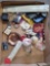Cleveland Indians items, lighters, ash tray, shot glasses