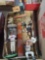 Cleveland Indians dugout figures, paper weights, school boy, and ornament