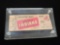 1947 Cleveland Indians opening day rain check ticket stub