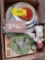 Bob Feller signed book, collector baseball plates