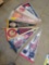 7 Indians and Browns pennants