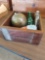Western box, misc collectibles