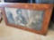 Oak framed chark artwork