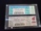 1995 Cleveland Indians vs Oakland athletics upper box ticket, 1995 Indians vs Seattle Mariners upper