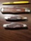 Case knives, bid x 3