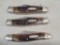 Case knives, bid x 3