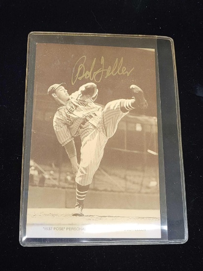 Autographed Bob Feller photo (no certificate)