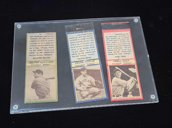 Cleveland Indians match books in case