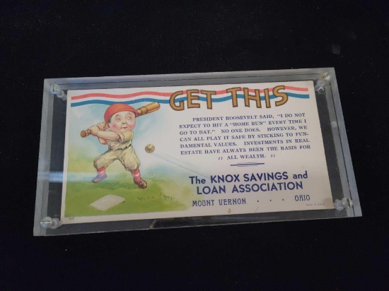Knox savings Mount Vernon, Ohio flyer in case