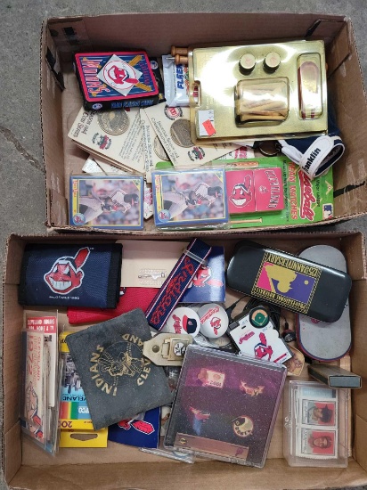 2bx. Cleveland Indians memorabilia