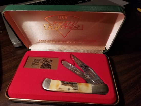 Keen Kutter 018 knife with box, John Wayne