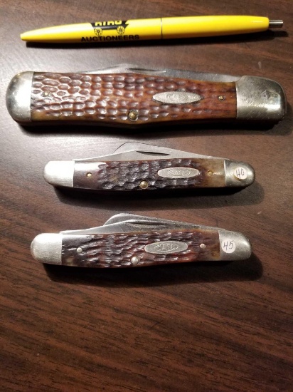 Case knives, bid x 3
