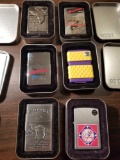Zippo lighters in tins, bid x 6
