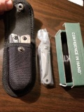 Mossy Oak multitool and CRKT knife