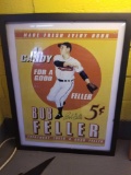 Bob Feller signed advertising, no certificate