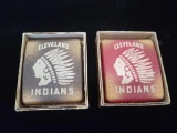 Cleveland Indians metal cigarette cases