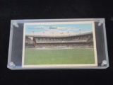 American league ballpark Cleveland post card in case