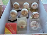 9 baseballs
