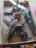 Airplane and pistol table lighters