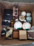 table lighters, cigarette cases, pipes