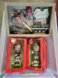 bobble heads, baseball wall art