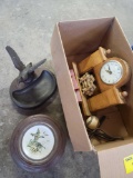 Duck dish, duck tin, clock
