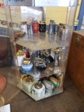 Colibori display case with early table lighters