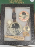Babe Ruth pins, knife, pencil topper