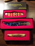 Winchester knives in boxes, bid x 3