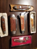Lot of 6 pocket knives