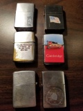 Zippo lighters, bid x 6