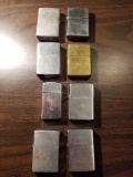 Zippo lighters, bid x 8