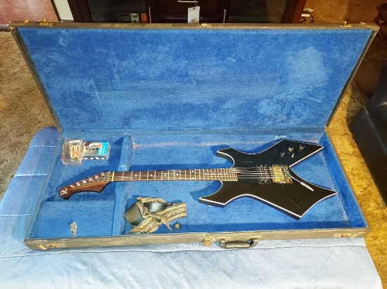 BC Rich Warlock Electric Guitar w/ Case, Parts, & Strings
