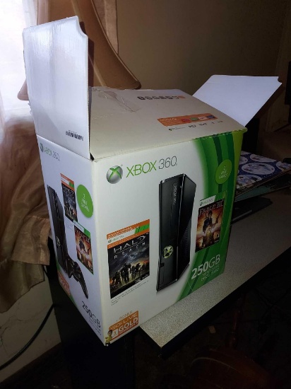 Xbox 360 in Box w/ Fable III & Halo Reach Voucher