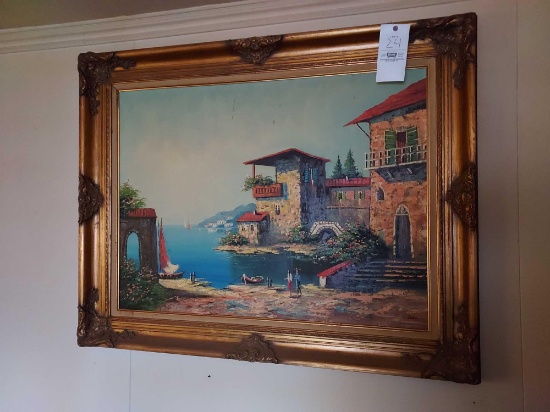 Large Framed Painting