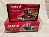 (2) First Gear die cast Case IH trucks
