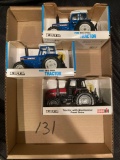 Ertl Ford TW-5 FWDA tractors and Case IH 2294 tractor