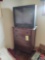 Small Antique Dresser and Orion TV