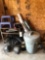 Two electric motors, step stool, Radio, miscellaneous