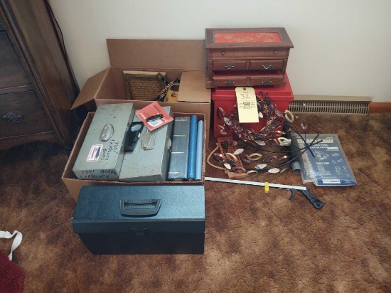 Jewelry Box, Figurines, Storage Boxes and Picture Albums