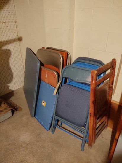 Folding Chairs and Card Table