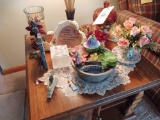 Ruby Glasware, Fairy Garden Decor, Angel Decor