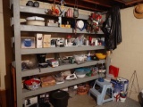 Contents on Shelf inc. graniteware, Small kitchen appliances, bakeware etc