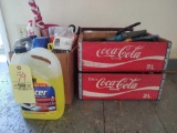 Coca-Cola Wood Crates, Gardening Tools