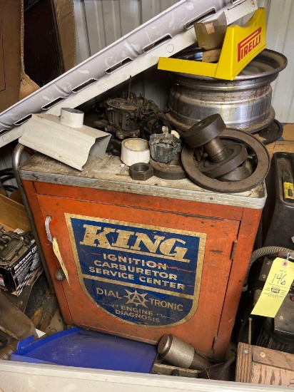 King Dial A Tonic Cabinet and Contents