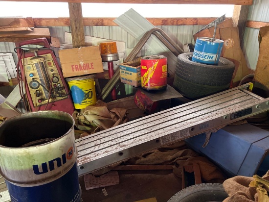 Aluminum Plank and Contents