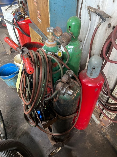 Torch Set, Tanks and Cart