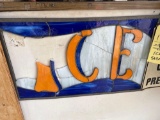 Leaded Glass Ice Sign